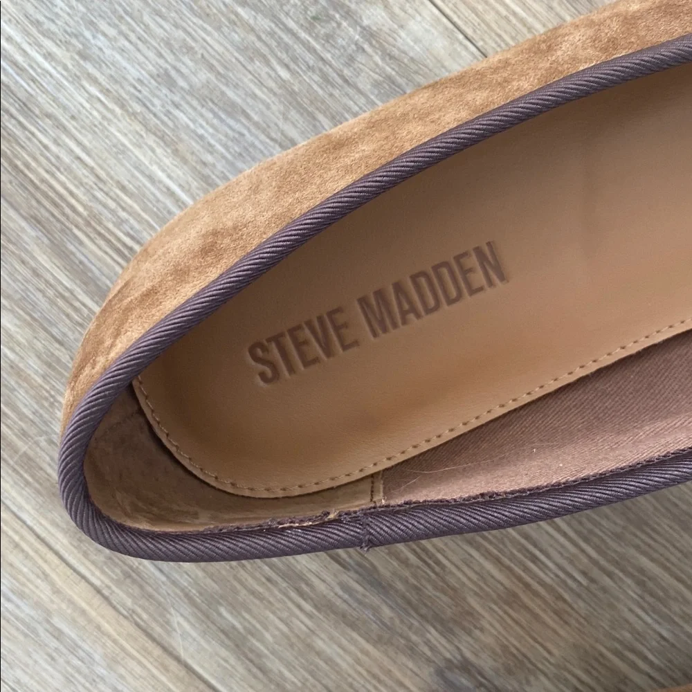 Steve Madden Brown Suede Slip-Ons - Picture 7 of 7